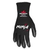 MCR Safety Ninja X N9674L Work Gloves, 15 Gauge Nylon/Lycra