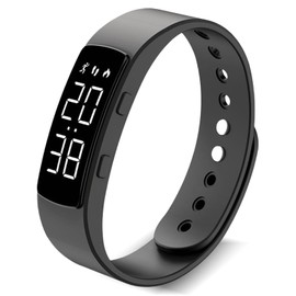 VEGOATY Pedometer Watch without Bluetooth, Waterproof Fitness Tracker Bracelet Calorie Counter for Men and Women, Tracker Fitness Watch with Pedometer Calorie Counter, Sleep Monitor