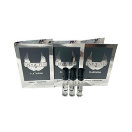 Paco Rabanne INVICTUS PLATINUM EDP MEN spray vial perfume 1.5 ml / 0.05 fl oz - Set of 3