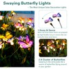 TONULAX Solar Garden Lights - Swaying Butterfly Light, Swaying in