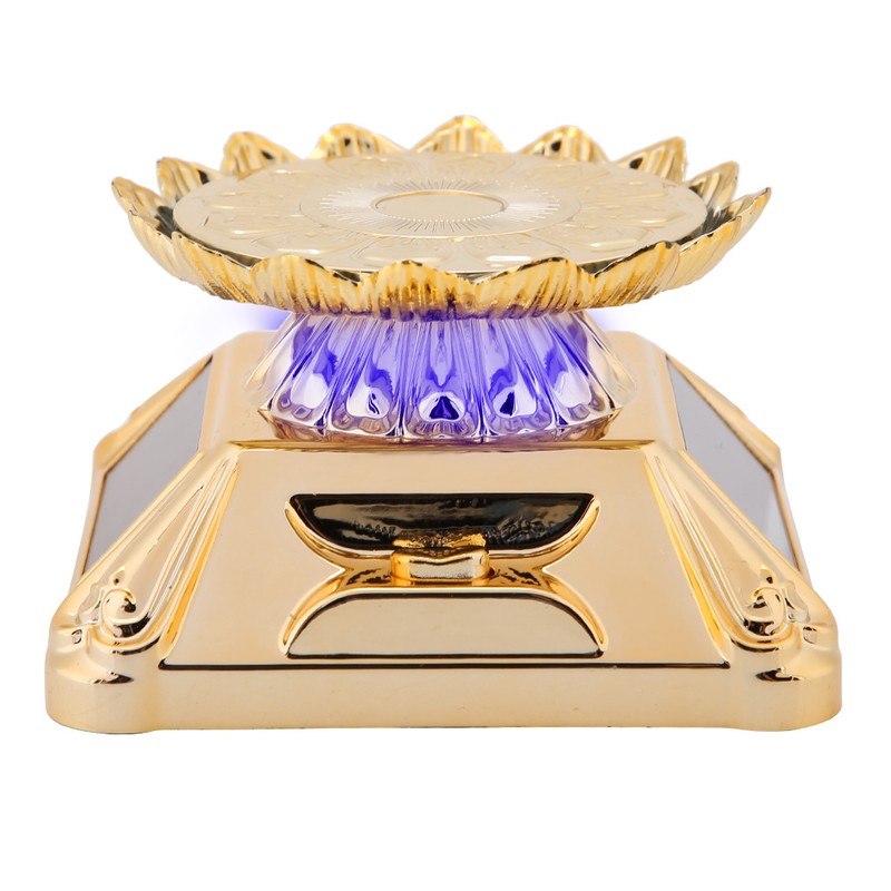 Solar Showcase 360 Rotating Turntable Watch Phone Jewelry Ring Display