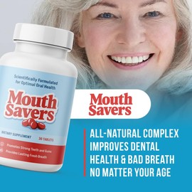MOUTH SAVERS - 5-in-1 Advanced Oral Health Support - Fast-Acting, Easy-to-Use Solution Pack of 3