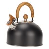 2.5L Stainless Steel Kettle Rustproof Prevent Scalding Whistling Teapot Tea