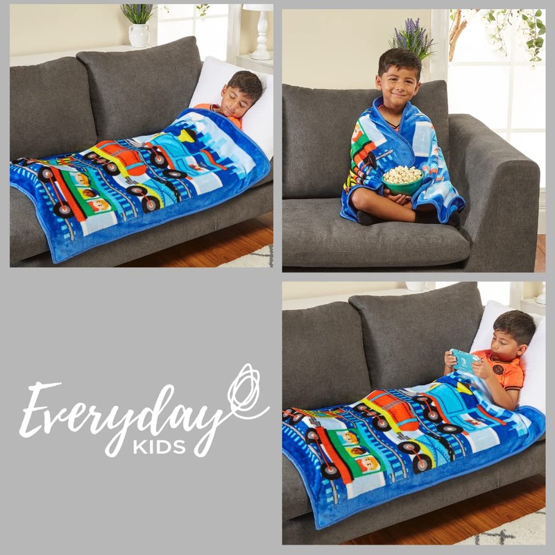 EVERYDAY KIDS Toddler Throw Blanket - 30" by 40" -