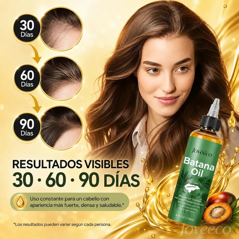 2p JOVEECO Aceite De Batana Orgánico Natural Crecimiento Del Cabello