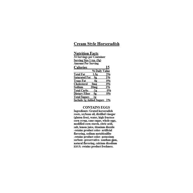 Morehouse Cream Style Horseradish - 6 Oz Jar