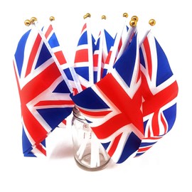 Mini Handheld Flags with Waving Sticks [Union Jack]