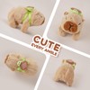 LUOIXEVK Cute Capybara Plush with Turtle Backpack Electric Capybara Stuffed