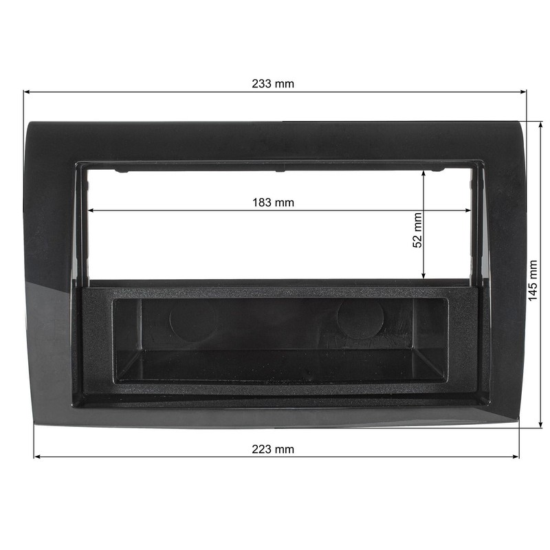 Tomzz Audio 2414 095 Fascia Metal Slot for Fiat Bravo
