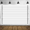 Mugshot Police Lineup Height Charts Banner Accurate Measurements Theme Decor