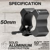 Meteor Essential Olympic Quick-Release Barbell Collars, Aluminium Collar, Barbell Clamp,