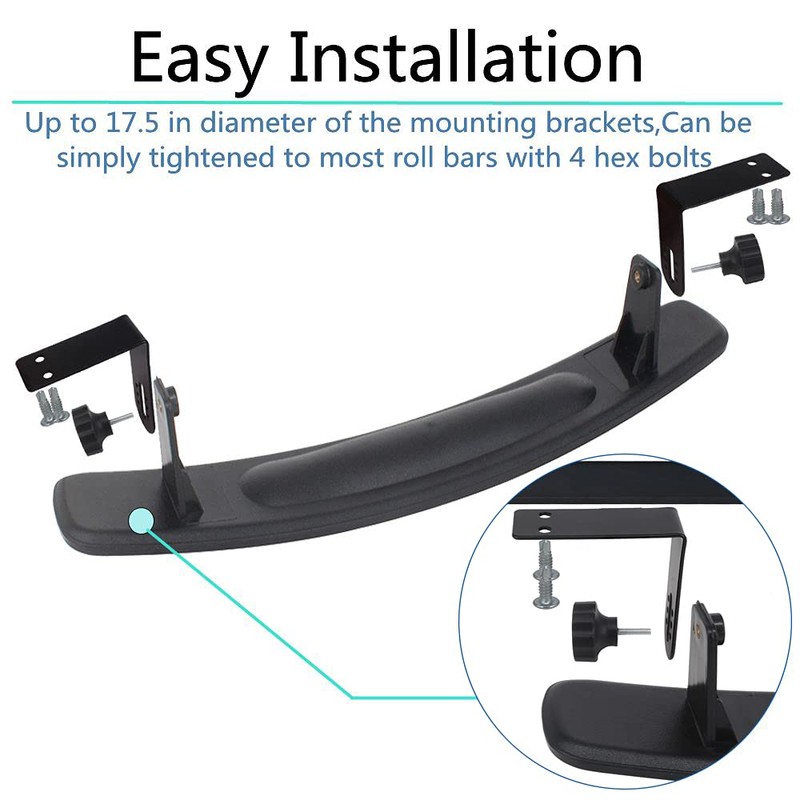 Golf cart Rear View Mirror, HKOO 16.5" Extra Wide 180