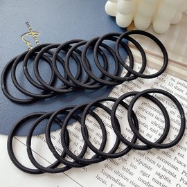 KINDOYO Pack of 50 Elastic Hair Bands, Women's Elastic Headband for Ponytail Holder, Hair Accessories for Women and Girls
