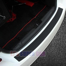 EJ's Super CAR Rear Bumper Guard Protector - Rubber Guard Prevents Scratches While Loading for Most Cars - Easy DIY Installation (35.8 Inch)