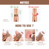 GECOMO Liquid Highlight Blush Eyeshadow Multifunctional Makeup Stick with Sponge