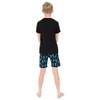 ThePyjamaFactory Brand Boys Emote Legend Dance Gaming Pyjamas Black Blue