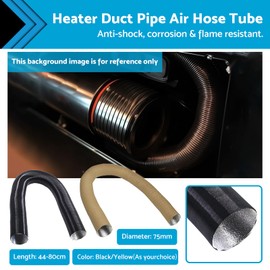 MAX COOL 75mm Duct Pipe for Air Diesel Parking Heater Conditioner Ducting Hose 80cm
