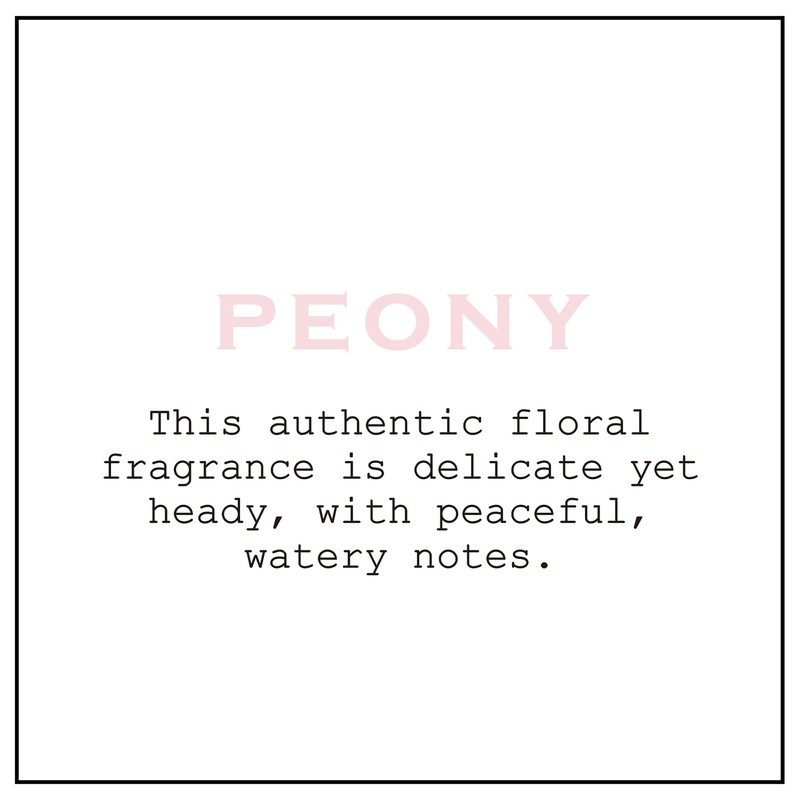 K.Hall Designs Peony Boxed Diffuser Kit, Sweet Peony Scent with