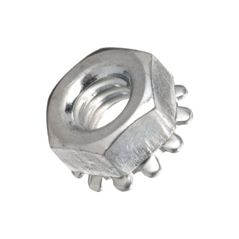 Steel Hex Nut, #4-40 Threads (Pack of 100)