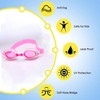 Songholee Kids Swim Goggles, Swimming Goggles No Leaking Anti Fog