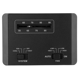 JURPLIX 7330F3852 RV Thermostat - Single Stage Heat/Cool Control Compatible with Coleman Mach Series AC (Black)