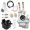 Anxingo Carburetor Kit with Fuel Filter Spark Plug Replacement for