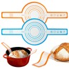 【2 PCS】JEEPHEE Silicone Bread Sling for Dutch Oven-Best Japan Silicone,