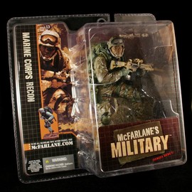 McFarlanes Military Series 1 Marine Corps Recon (African American) Action Figure