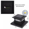 Dynaming 6 Pack Solar Post Lights Outdoor, Solar Powered Fence