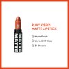 Ruby Kisses Lipstick, Matte Finish, Long-Lasting, Highly Pigmented, Smooth Apply,