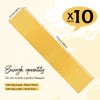 YMHPRIDE Pack of 10 Gold Table Runners, Satin Table Runner,