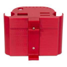 Tideline3D Fishing Rod Holder Compatible with YETI LoadOut Bucket (Candy Red)