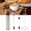 Handheld Milk Frother Lightweight Stainless Steel ABS Electric Whisk with