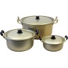 AKAO Double Handed Pot, 11.0 inches (28 cm), Gold