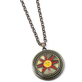 retsamradassaT Dark Solaire of Astora Praise The Sun Souls 3 III Necklace