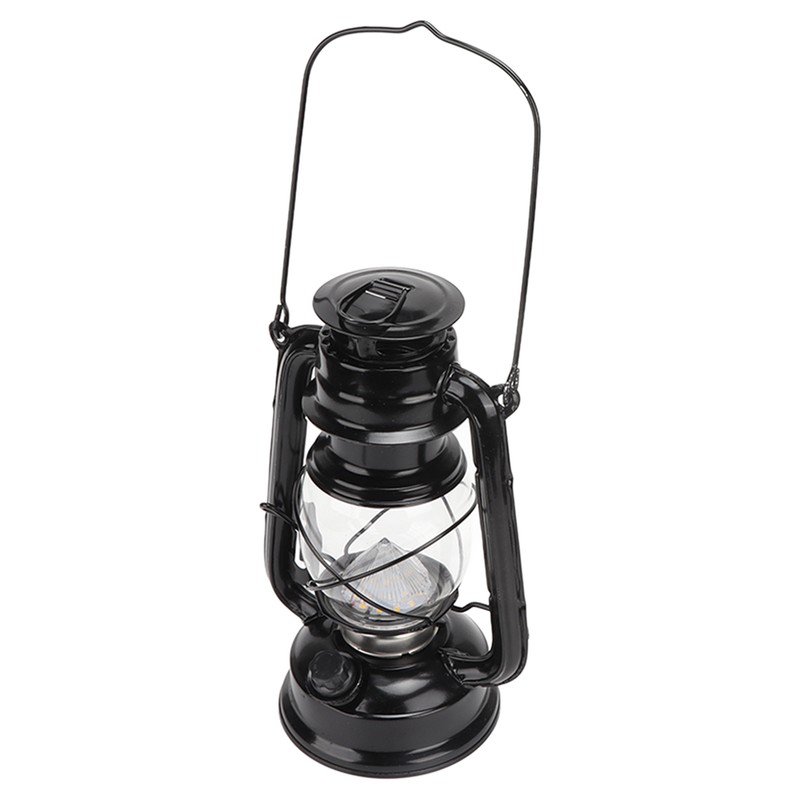 Vintage Camping Lantern 24h Battery Life USB Charging Detachable Lampshade