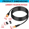‎Replace for Garmin 010-11617-32 Transducer Extension Cable 12-Pin Fits for
