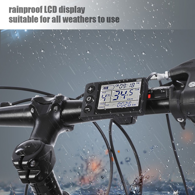 Waterproof LCD Display Panel Electric Bicycle E Bike Scooter Brushless