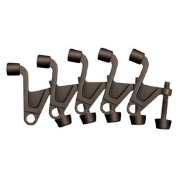 Design House 181859 Jumbo Hinge Pin Door Stop, 5-Pack, Matching Rubber, Oil Rubbed Bronze