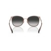 Coach HC7170 Sunglasses, ROSE GOLD / DARK GREY, 56