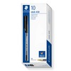 STAEDTLER Stick 430 M-9 Ballpoint Pen Medium - Black (Box