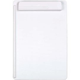 MAUL MAULgo Clipboard A4 Recycled Sustainable Writing Board in A4 Format High-Quality Modern Writing Case Made of 85% Recycled Plastic Clipboard Awarded Blue Angel White