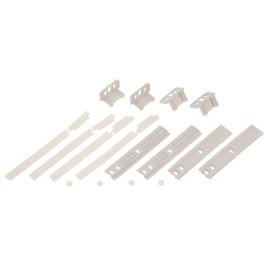 Paxanpax PRF243 Integrated Fridge Freezer Decor Door Mounting & Installation Plastic Sliding Bracket Fixing Kit Fits Whirlpool Maytag - Pack of 4
