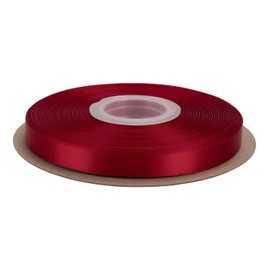 [JOKOVIKI] Scarlet Satin Ribbon 13mm Wide Double Face Quality Satin - For Gift Wrapping, Wedding, Invitations, Crafts, Apparel, Headbands - 45 Meters/Roll