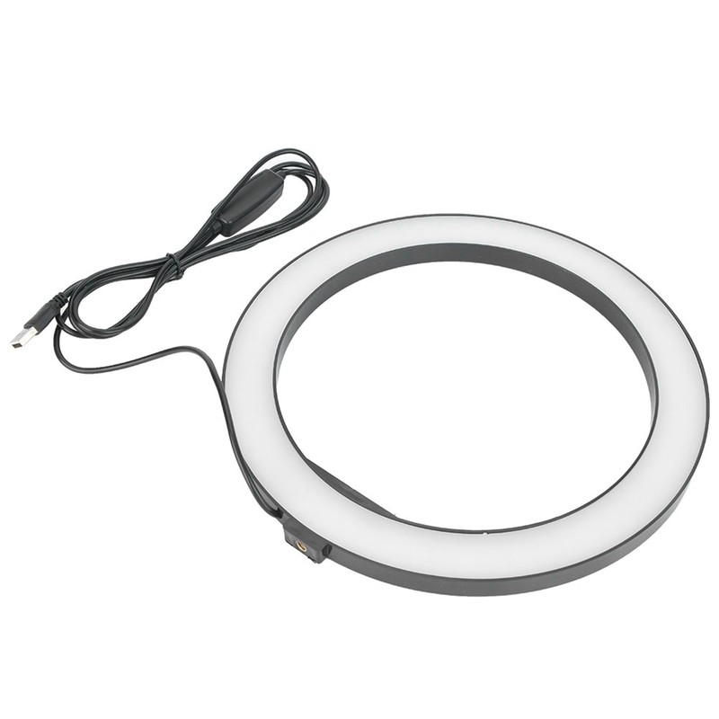 10 Inch 2400‑3000LM 12W LED Ring Light with Cell Phone