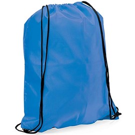 eBuyGB Unisex Children's Nylon Drawstring Rucksack Bags (Light Blue)