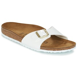 BIRKENSTOCK Women's Mules, White, 5 Narrow
