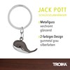Troika Key Ring, Jackpot TR-KR18-17/GM, Silver