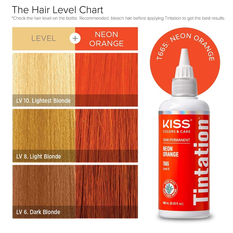 Red by Kiss Tintation Semi-Permanent Hair Color, Aloe Vera Water