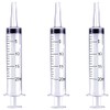 3 Pack 20ml Plastic Syringes, Individually Sealed Syringe for Scientific Labs, Feeding Pets, Oil or Glue Applicator